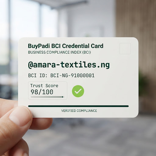 Modern BCI Credential Card